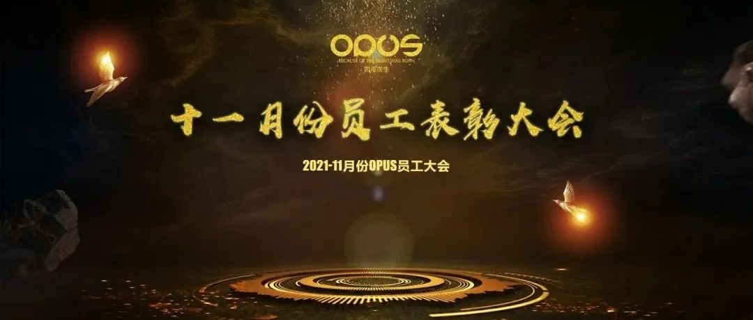 OPUS｜2021年11月员工表彰大会-圆满结束