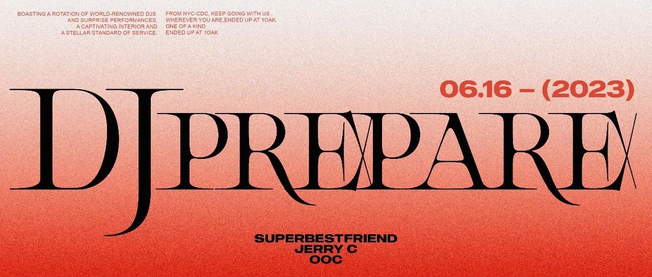 1 OAK 6.16｜DJ PREPARE