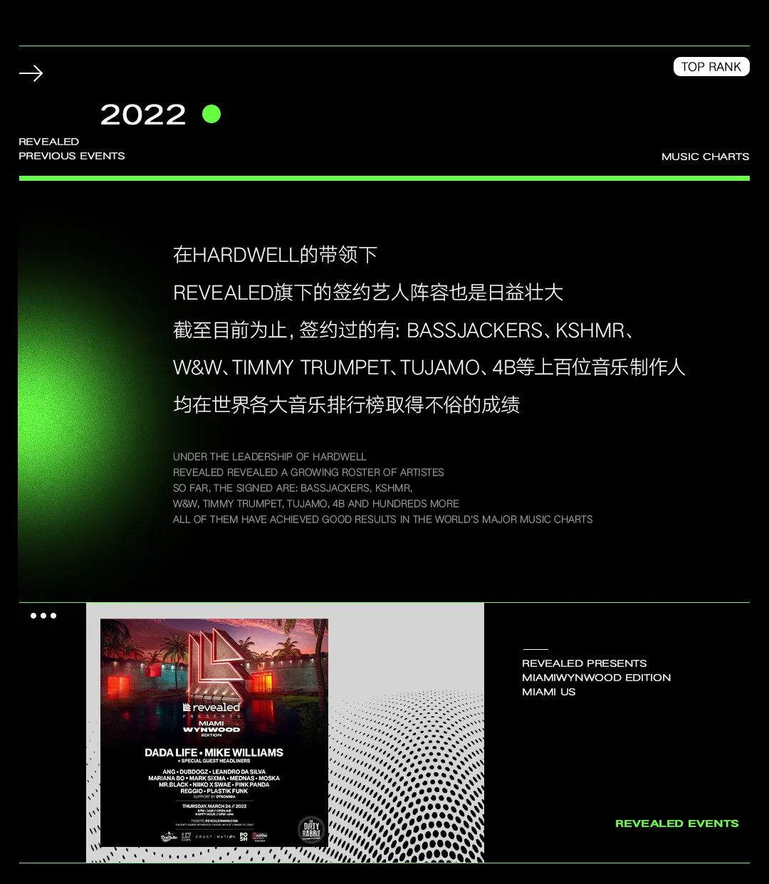 TOP RANK杭州 | 2022 Revealed电子音乐厂牌签约品牌-杭州TR酒吧/TopRank